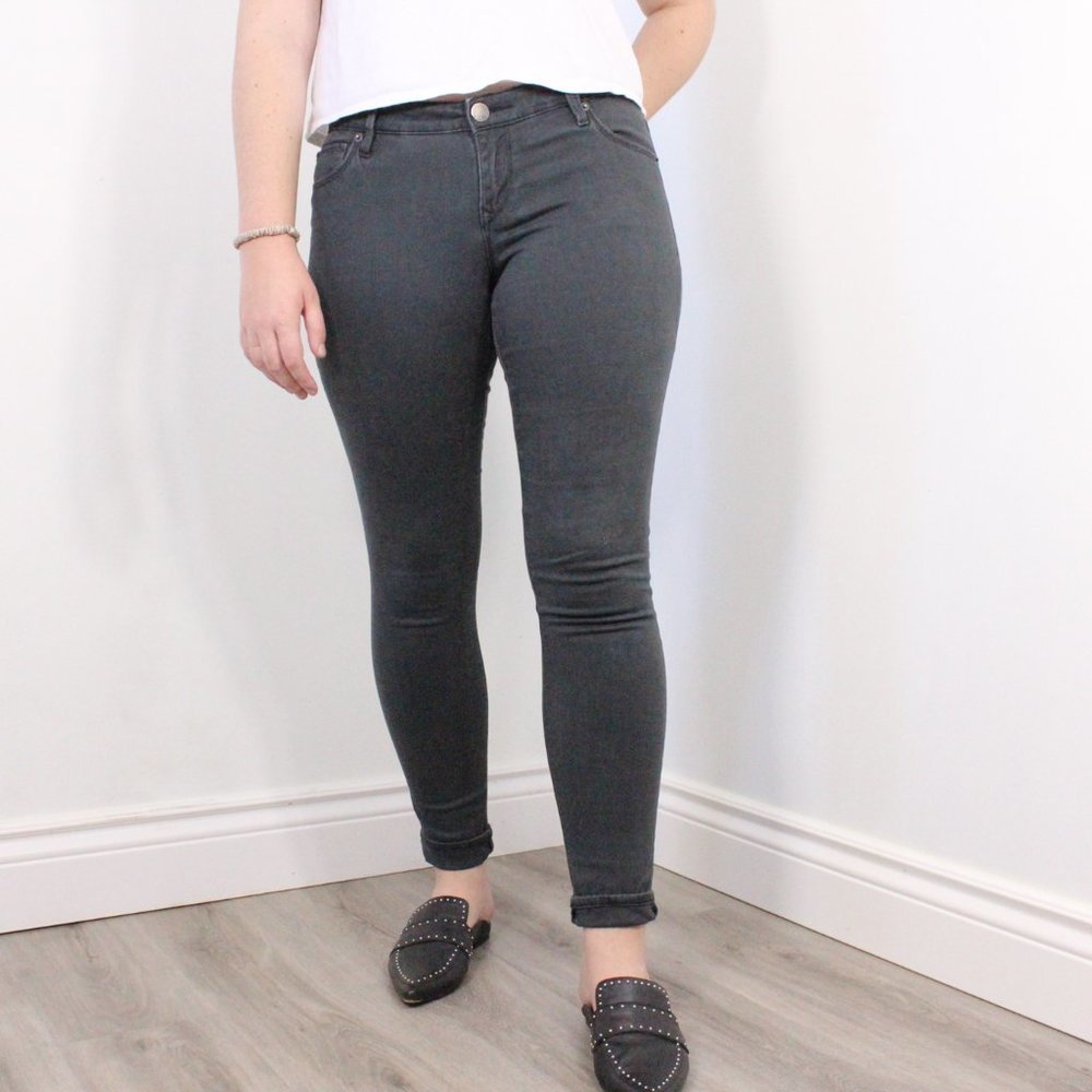 Classic Women's Dark Gray Skinny Pants